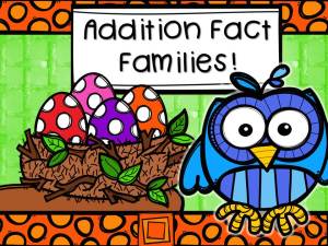 Addition Fact Families 